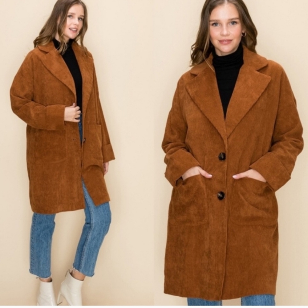 HYFVE HYFVE HYFVE Long Corduroy Jacket Great For the Falls Oversized looks